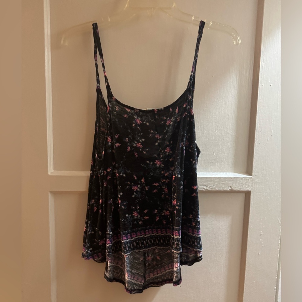 Kimchi Blue Black Floral Camisole